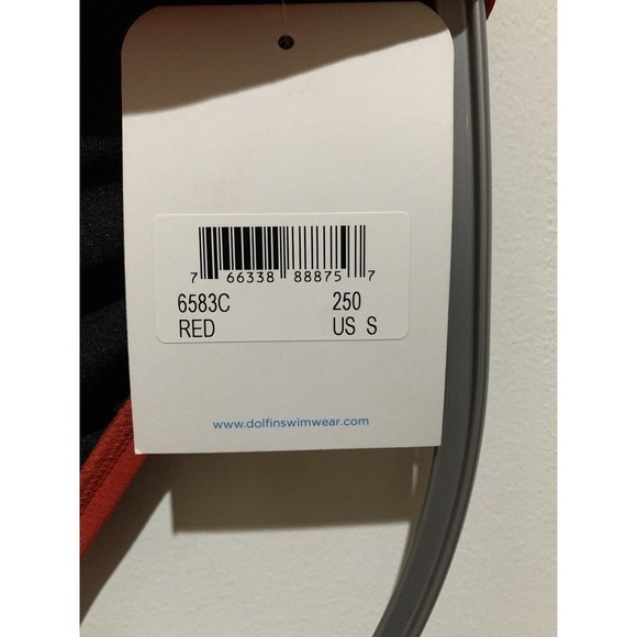 Dolfin Lifeguard Tankini Bikini 2 Piece Swimsuit Red Top Bottom Job Pool…​​​​ - Picture 5 of 7